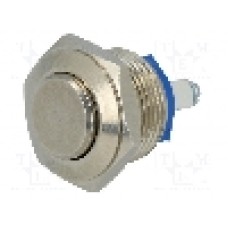 Intrerupator anti-vandalism, OFF-(ON), Ø16mm, APEM, AV0630C900 Intrerupator anti-vandalism, OFF-(ON), Ø16mm, APEM, AV0630C900