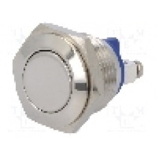 Intrerupator anti-vandalism, OFF-(ON), Ø16mm, BULGIN, MP0042/1