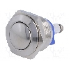 Intrerupator anti-vandalism, OFF-(ON), Ø16mm, BULGIN, MP0042/2 Intrerupator anti-vandalism, OFF-(ON), Ø16mm, BULGIN, MP0042/2