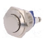 Intrerupator anti-vandalism, OFF-(ON), Ø16mm, BULGIN, MP0042/3