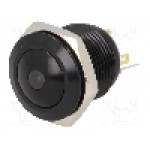 Intrerupator anti-vandalism, OFF-(ON), Ø16mm, ONPOW - GQ16B-10D/J/B/24V/A Intrerupator anti-vandalism, OFF-(ON), Ø16mm, ONPOW - GQ16B-10D/J/B/24V/A