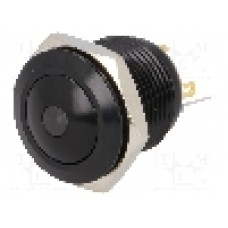 Intrerupator anti-vandalism, OFF-(ON), Ø16mm, ONPOW - GQ16B-10D/J/B/24V/A