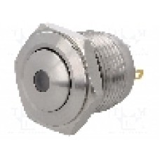 Intrerupator anti-vandalism, OFF-(ON), Ø16mm, ONPOW - GQ16B-10D/J/B/24V/S