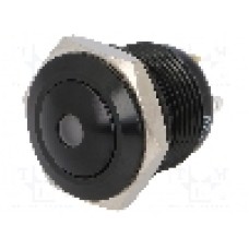 Intrerupator anti-vandalism, OFF-(ON), Ø16mm, ONPOW - GQ16B-10D/J/G/12V/A