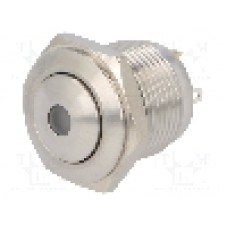 Intrerupator anti-vandalism, OFF-(ON), Ø16mm, ONPOW - GQ16B-10D/J/G/12V/S