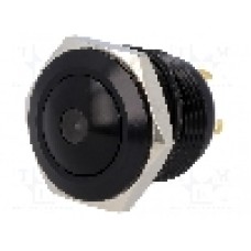 Intrerupator anti-vandalism, OFF-(ON), Ø16mm, ONPOW - GQ16B-10D/J/G/24V/A