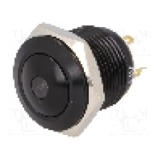 Intrerupator anti-vandalism, OFF-(ON), Ø16mm, ONPOW - GQ16B-10D/J/R/24V/A