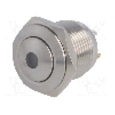 Intrerupator anti-vandalism, OFF-(ON), Ø16mm, ONPOW - GQ16B-10D/J/R/24V/S