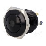 Intrerupator anti-vandalism, OFF-(ON), Ø16mm, ONPOW - GQ16B-10D/J/W/12V/A