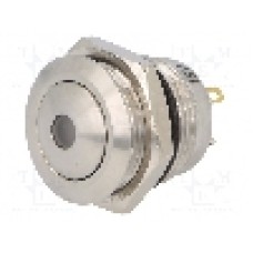 Intrerupator anti-vandalism, OFF-(ON), Ø16mm, ONPOW - GQ16B-10D/J/W/12V/S