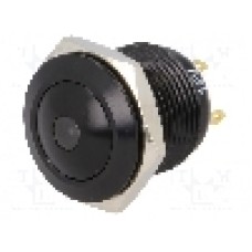 Intrerupator anti-vandalism, OFF-(ON), Ø16mm, ONPOW - GQ16B-10D/J/Y/12V/A