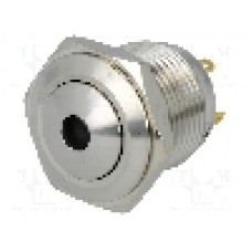 Intrerupator anti-vandalism, OFF-(ON), Ø16mm, ONPOW - GQ16B-10D/J/Y/12V/S