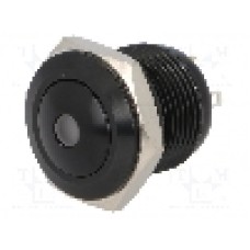 Intrerupator anti-vandalism, OFF-(ON), Ø16mm, ONPOW - GQ16B-10D/J/Y/24V/A