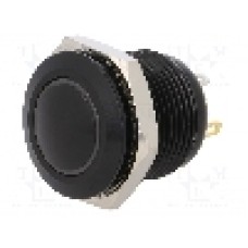 Intrerupator anti-vandalism, OFF-(ON), Ø16mm, ONPOW, GQ16B-10E/J/B/12V/A