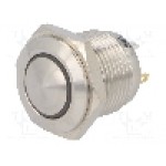 Intrerupator anti-vandalism, OFF-(ON), Ø16mm, ONPOW, GQ16B-10E/J/B/24V/S Intrerupator anti-vandalism, OFF-(ON), Ø16mm, ONPOW, GQ16B-10E/J/B/24V/S