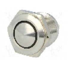 Intrerupator anti-vandalism, OFF-(ON), Ø16mm, ONPOW, GQ16B-10E/J/G/12V/S