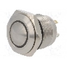 Intrerupator anti-vandalism, OFF-(ON), Ø16mm, ONPOW, GQ16B-10E/J/G/24V/S