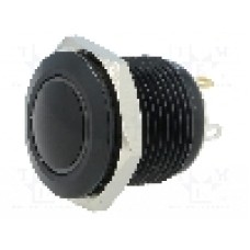 Intrerupator anti-vandalism, OFF-(ON), Ø16mm, ONPOW, GQ16B-10E/J/R/12V/A