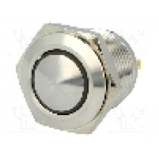 Intrerupator anti-vandalism, OFF-(ON), Ø16mm, ONPOW, GQ16B-10E/J/R/12V/S