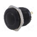 Intrerupator anti-vandalism, OFF-(ON), Ø16mm, ONPOW, GQ16B-10E/J/R/24V/A