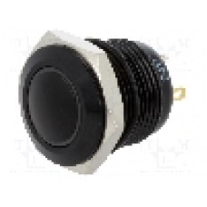 Intrerupator anti-vandalism, OFF-(ON), Ø16mm, ONPOW, GQ16B-10E/J/W/24V/A