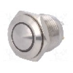 Intrerupator anti-vandalism, OFF-(ON), Ø16mm, ONPOW, GQ16B-10E/J/W/24V/S Intrerupator anti-vandalism, OFF-(ON), Ø16mm, ONPOW, GQ16B-10E/J/W/24V/S