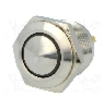 Intrerupator anti-vandalism, OFF-(ON), Ø16mm, ONPOW, GQ16B-10E/J/Y/12V/S