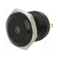 Intrerupator anti-vandalism, OFF-(ON), Ø16mm, ONPOW - GQ16F-10D/J/B/12V/A