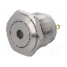 Intrerupator anti-vandalism, OFF-(ON), Ø16mm, ONPOW, GQ16F-10D/J/B/12V/S