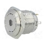Intrerupator anti-vandalism, OFF-(ON), Ø16mm, ONPOW, GQ16F-10D/J/G/12V/S Intrerupator anti-vandalism, OFF-(ON), Ø16mm, ONPOW, GQ16F-10D/J/G/12V/S