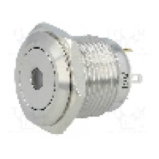 Intrerupator anti-vandalism, OFF-(ON), Ø16mm, ONPOW, GQ16F-10D/J/G/12V/S