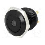 Intrerupator anti-vandalism, OFF-(ON), Ø16mm, ONPOW - GQ16F-10D/J/G/24V/A