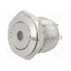 Intrerupator anti-vandalism, OFF-(ON), Ø16mm, ONPOW, GQ16F-10D/J/R/24V/S