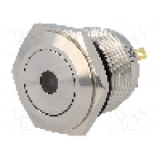 Intrerupator anti-vandalism, OFF-(ON), Ø16mm, ONPOW - GQ16F-10D/J/W/12V/S