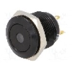 Intrerupator anti-vandalism, OFF-(ON), Ø16mm, ONPOW - GQ16F-10D/J/W/24V/A