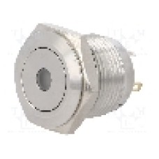 Intrerupator anti-vandalism, OFF-(ON), Ø16mm, ONPOW, GQ16F-10D/J/Y/12V/S