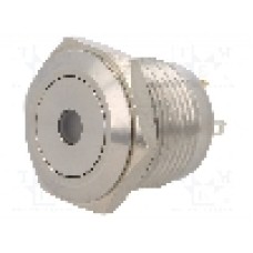 Intrerupator anti-vandalism, OFF-(ON), Ø16mm, ONPOW, GQ16F-10D/J/Y/24V/S