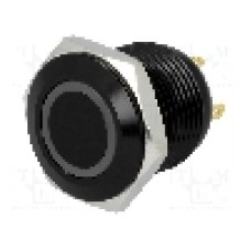 Intrerupator anti-vandalism, OFF-(ON), Ø16mm, ONPOW, GQ16F-10E/J/G/12V/A