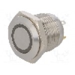 Intrerupator anti-vandalism, OFF-(ON), Ø16mm, ONPOW, GQ16F-10E/J/G/24V/S Intrerupator anti-vandalism, OFF-(ON), Ø16mm, ONPOW, GQ16F-10E/J/G/24V/S