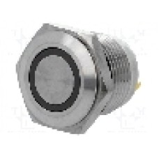 Intrerupator anti-vandalism, OFF-(ON), Ø16mm, ONPOW, GQ16F-10E/J/Y/24V/S