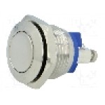 Intrerupator anti-vandalism, OFF-(ON), Ø16mm, ONPOW, GQ16F-10/S