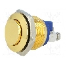 Intrerupator anti-vandalism, OFF-(ON), Ø16mm, ONPOW, GQ16H-10/G