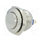 Intrerupator anti-vandalism, OFF-(ON), Ø16mm, ONPOW - GQ16H-10/J/S