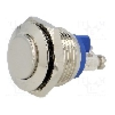 Intrerupator anti-vandalism, OFF-(ON), Ø16mm, ONPOW, GQ16H-10/N