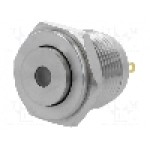 Intrerupator anti-vandalism, OFF-(ON), Ø16mm, ONPOW, GQ16PH-10D/J/B/24V/S