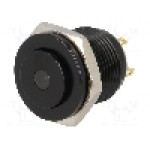 Intrerupator anti-vandalism, OFF-(ON), Ø16mm, ONPOW, GQ16PH-10D/J/R/12V/A