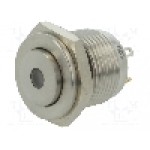 Intrerupator anti-vandalism, OFF-(ON), Ø16mm, ONPOW, GQ16PH-10D/J/R/12V/S