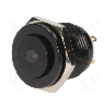 Intrerupator anti-vandalism, OFF-(ON), Ø16mm, ONPOW, GQ16PH-10D/J/R/24V/A