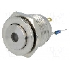 Intrerupator anti-vandalism, OFF-(ON), Ø16mm, ONPOW, GQ16PH-10D/J/R/24V/S Intrerupator anti-vandalism, OFF-(ON), Ø16mm, ONPOW, GQ16PH-10D/J/R/24V/S