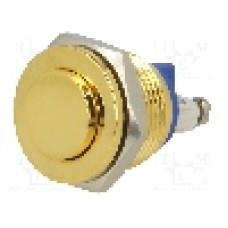 Intrerupator anti-vandalism, OFF-(ON), Ø16mm, ONPOW, GQ16PH-10/G